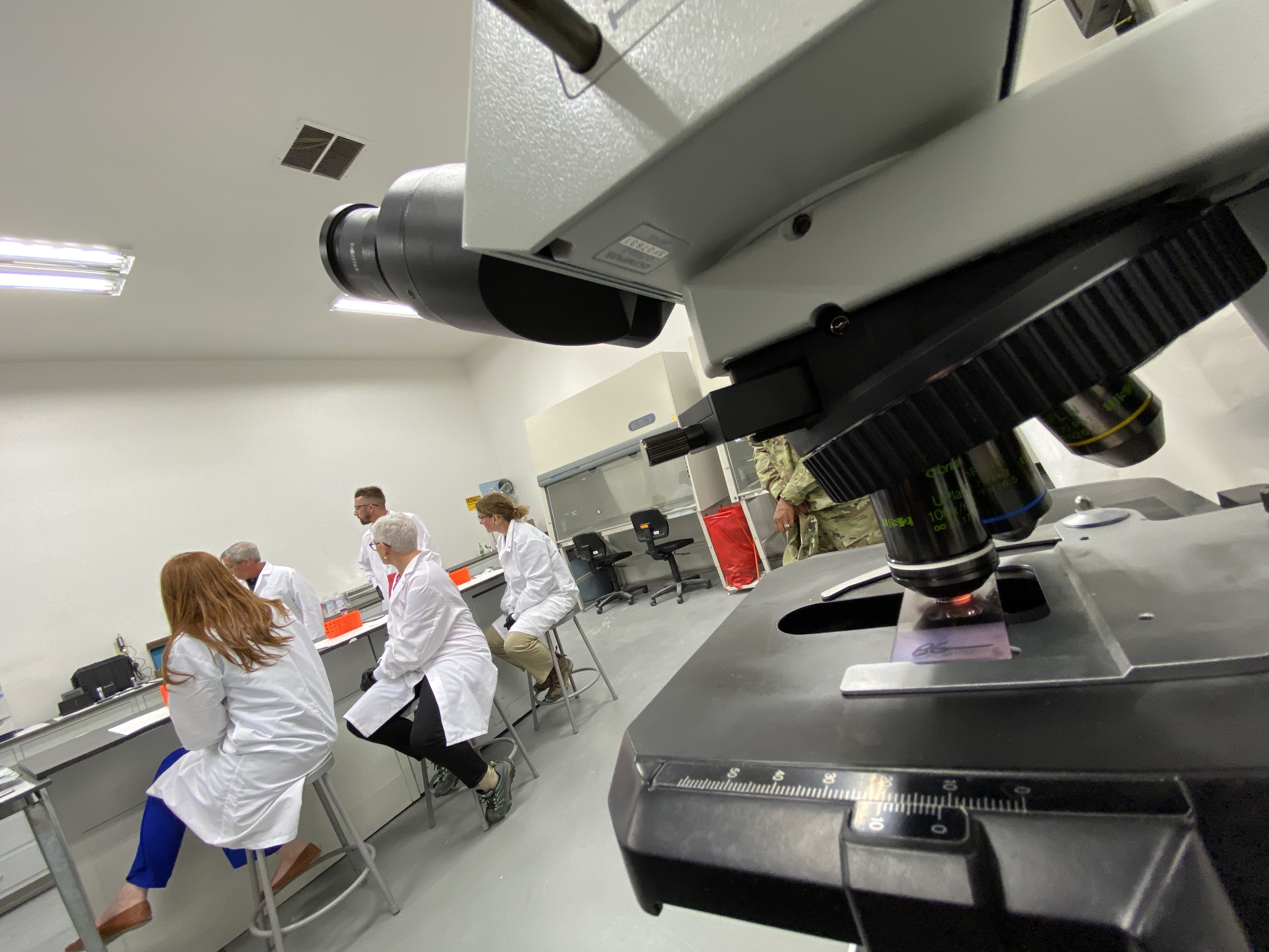 A group of scientists in a lab